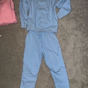 Women lounge set,fleece lined inside